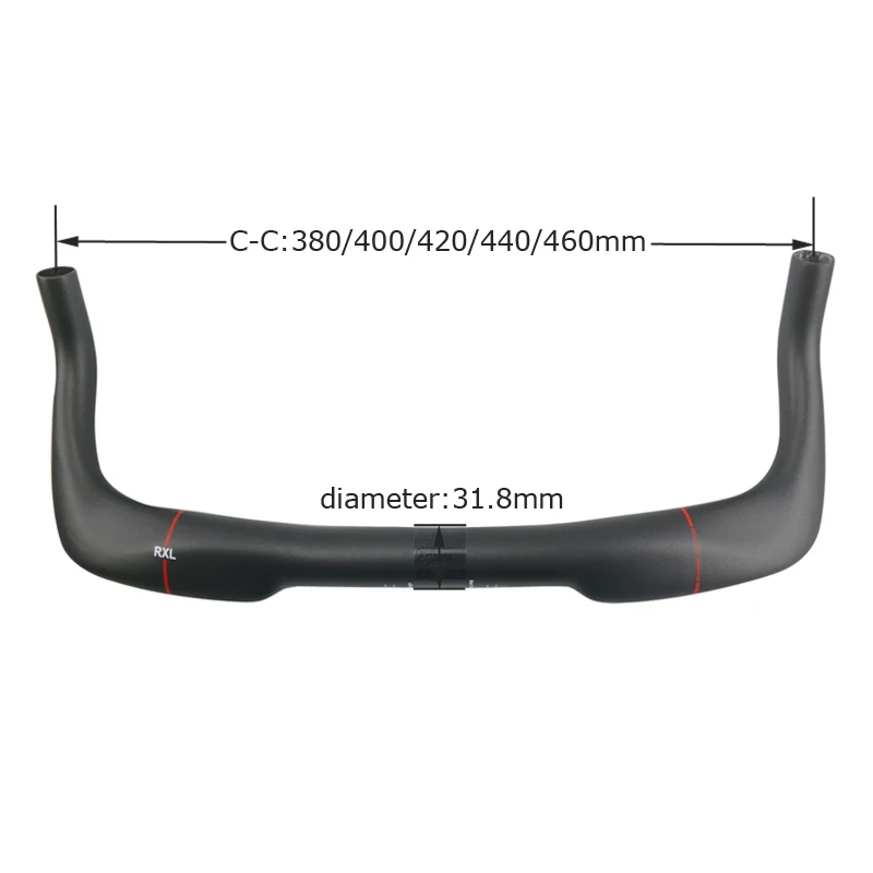 Руль Bullhorn RXL SL для триатлона TT Bar 31 8 мм UD матовый 380/400/420/440/460 Дорожный