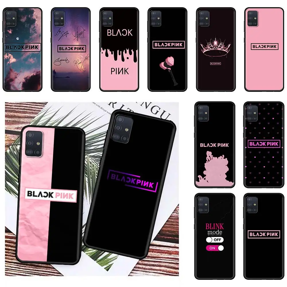 

BLACK Or PINK Case For Samsung Galaxy A51 A71 A21s A31 A12 A41 A11 A72 A52 A32 5G A01 A91 A21 Black Shell Phone Covers