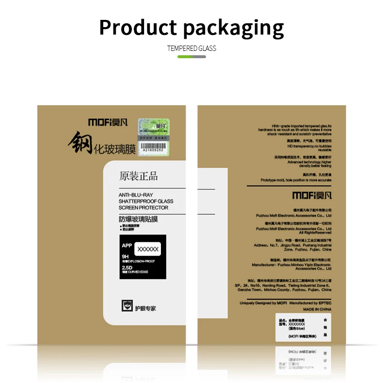 

2.5D 9H Screen Protector Tempered Glass For Xiaomi Mi 9 Lite Mofi glass film Protective Film For Xiaomi Mi 9 Pro Phone Film