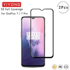 Закаленное стекло YIYONG 9D с полным покрытием для One Plus 7 T 8T 6 6T Nord, Защита экрана для One Plus 8 OnePlus 7 T Pro, изогнутое 3d-стекло