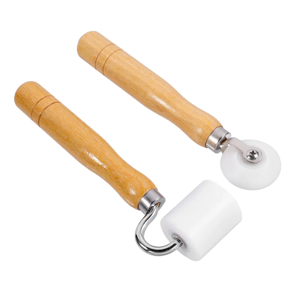 

2pcs Wallpaper Construction Tools Seam Flat Roller Wheel Pressure Wheel Device