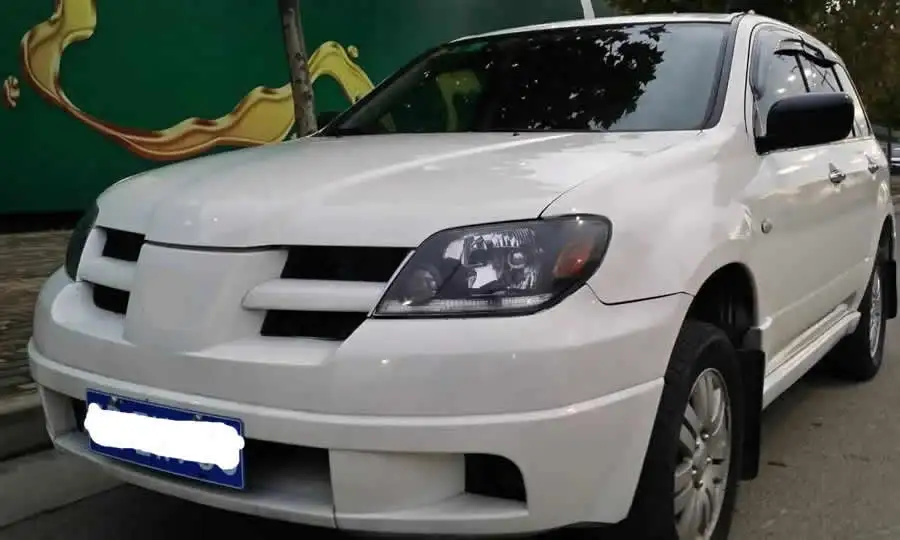 Для MITSUBISHI Outlander 2004 2005 2006 крышка фары абажур корпус противотуманных фар абажур фары стекло фары объектив