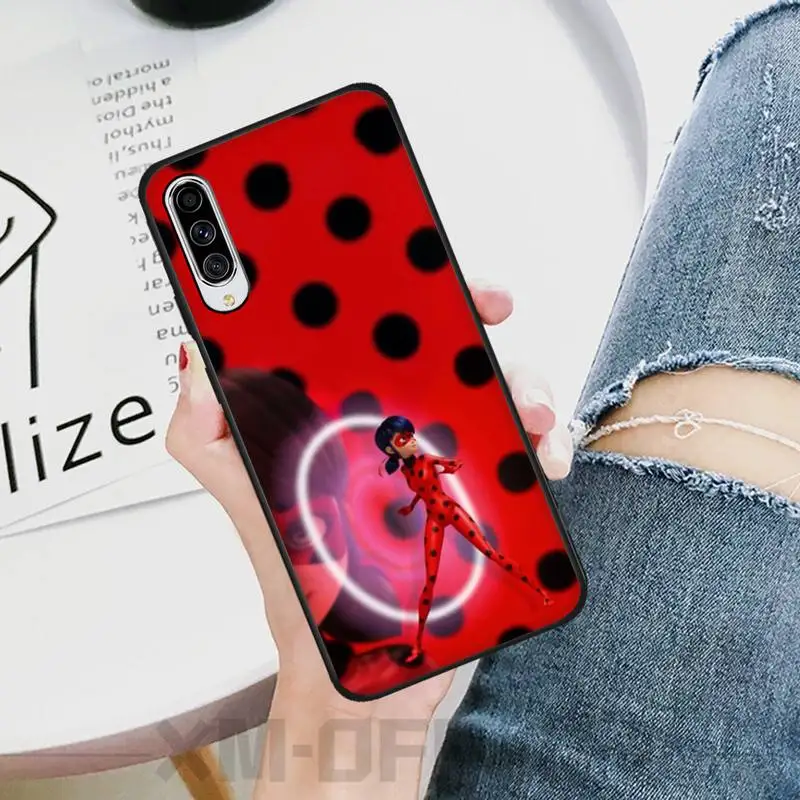 

Tales Cat Catoon Ladybugs for samsung A10 coque fundas etui for samsung galaxy A30S A40 A50 A51 A70 A71 note 8 9 10 cases cover
