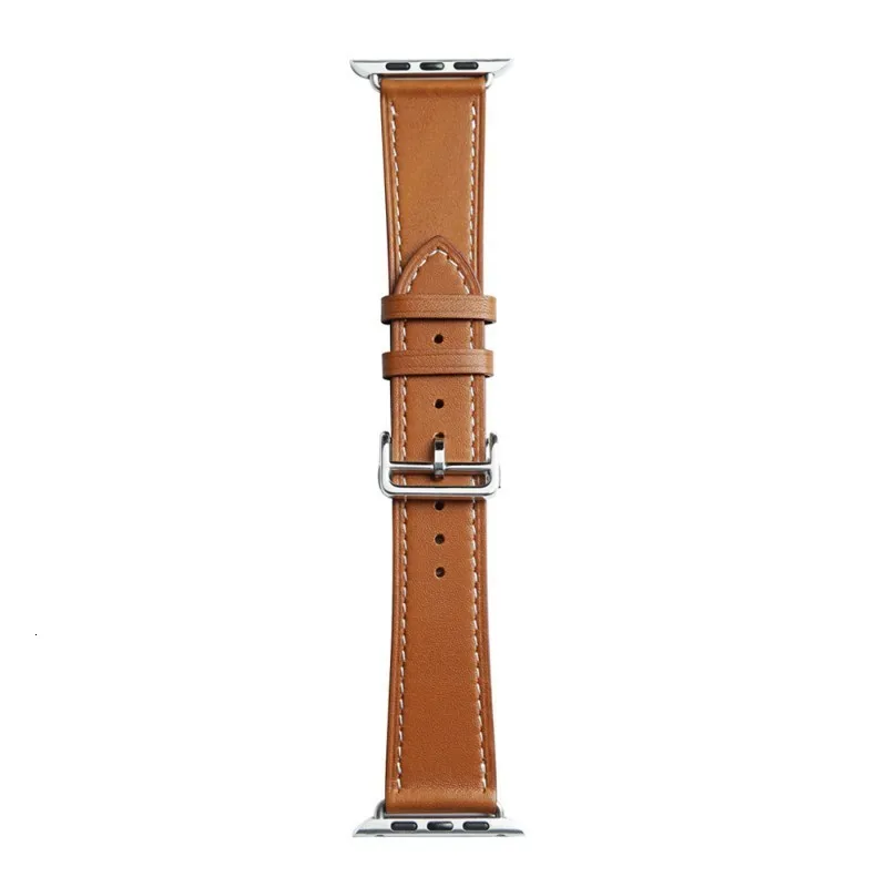 Кожаный ремешок для Apple Watch 4, 3, 2, 1, застежка-Пряжка, браслет для Iwatch 40 мм, 42 мм, 38 мм, 44 мм, ремень для одного тура