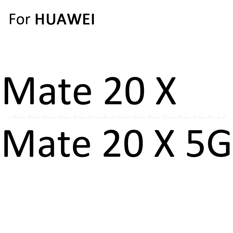 For Mate 20 X 5D изогнутое закаленное стекло для HuaWei mate 30 RS View 20X5G Honor P20 P30 Pro Lite Полное покрытие Защитная пленка для экрана - Цвет: For Mate 20 X