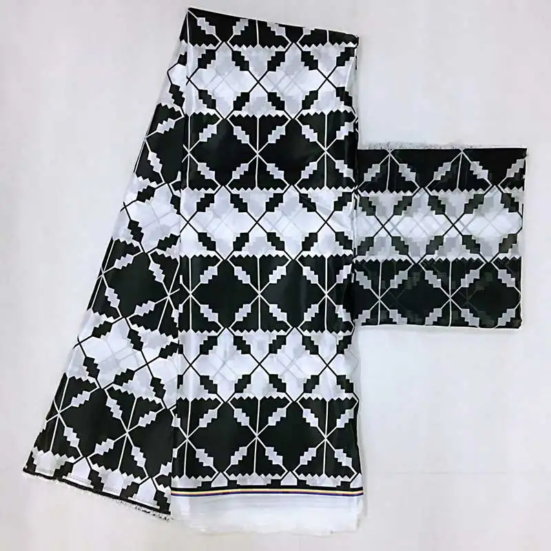 Шелковая вощеная ткань Новое поступление цифровой Атлас шелк с шифоновым