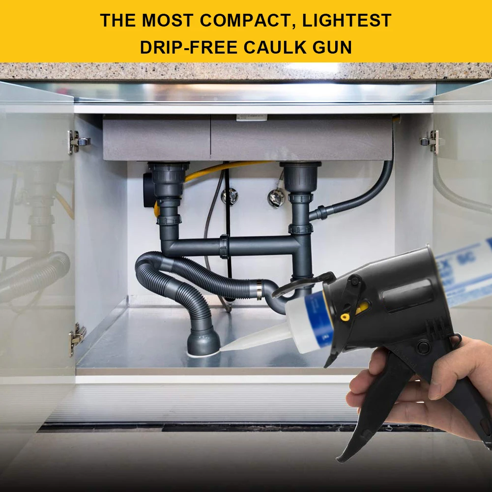 Caulking Guns Portable Silicone Mastic Sealant Corner Seam Filling Tight Spaces Sealing Tool For Sealing Caulking Filling
