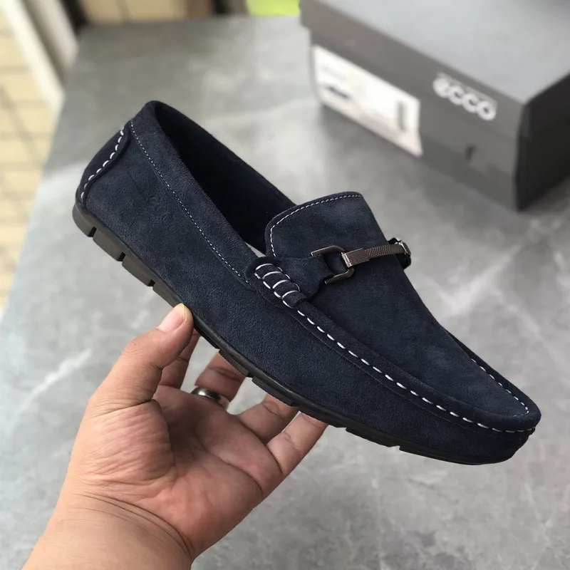 

ECCO Shoes For Men Suede Peas Sneakers On The Official Website