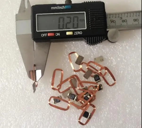 50 шт. 18*10 мм IEC/ISO 14443A IC core материал этикетки RFID катушка и S50 COB Сварка 13 56 МГц F1108 чип