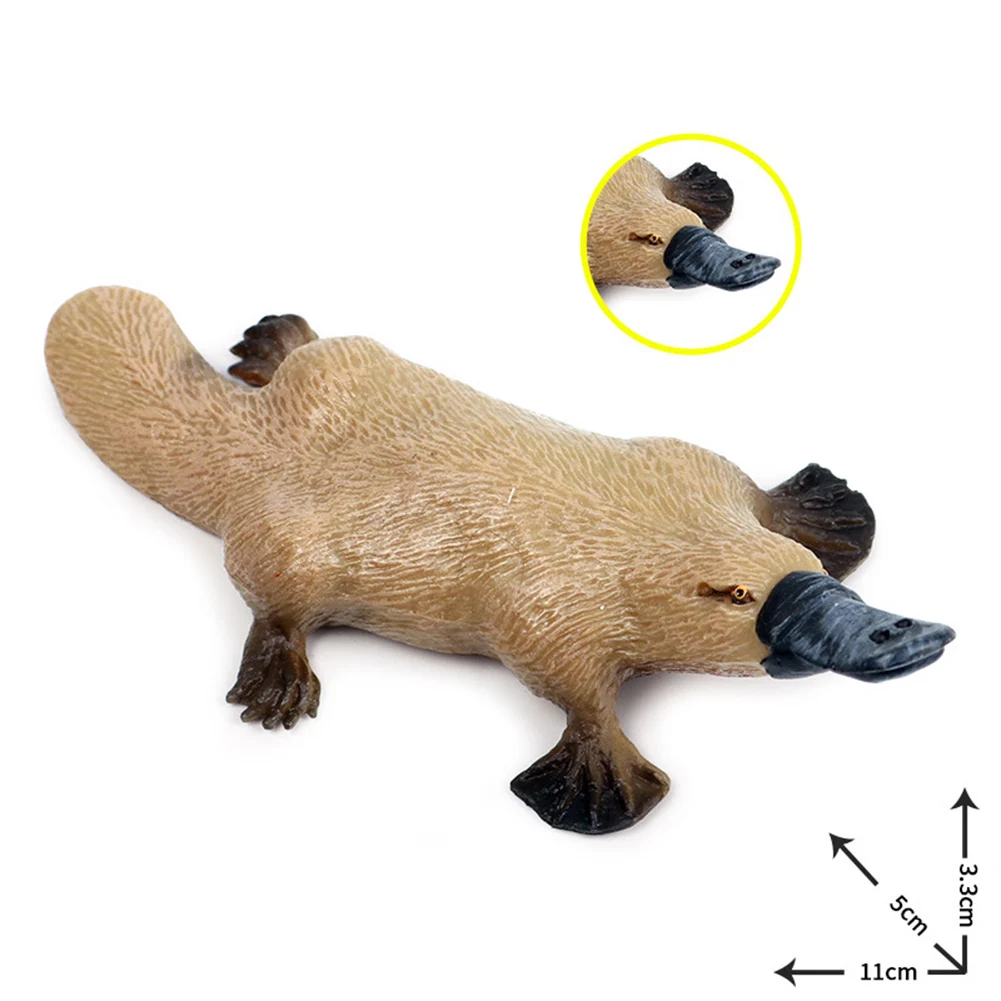 Реалистичная фигурка животного Platypus скульптурная модель настольное украшение