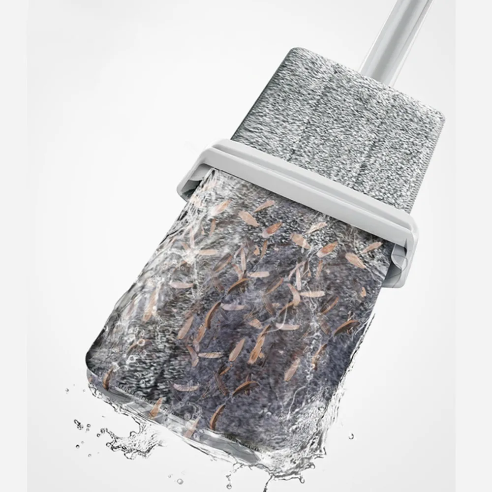 Спрей Швабра 2 в 1 бесплатная Ручная стирка плоская ленивая 360 ° вращающаяся