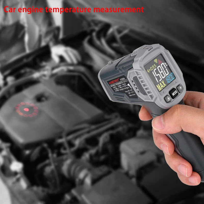 Бесконтактный пирометр лазерный термометр пистолет цифровой инфракрасный HABOTEST