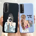 Чехол для Huawei Y7A 2020, 6,67 дюйма, чехол для Huawei Y7A, Y 7a, Y7, a, бампер для HuaweiY7A с привлекательной девушкой