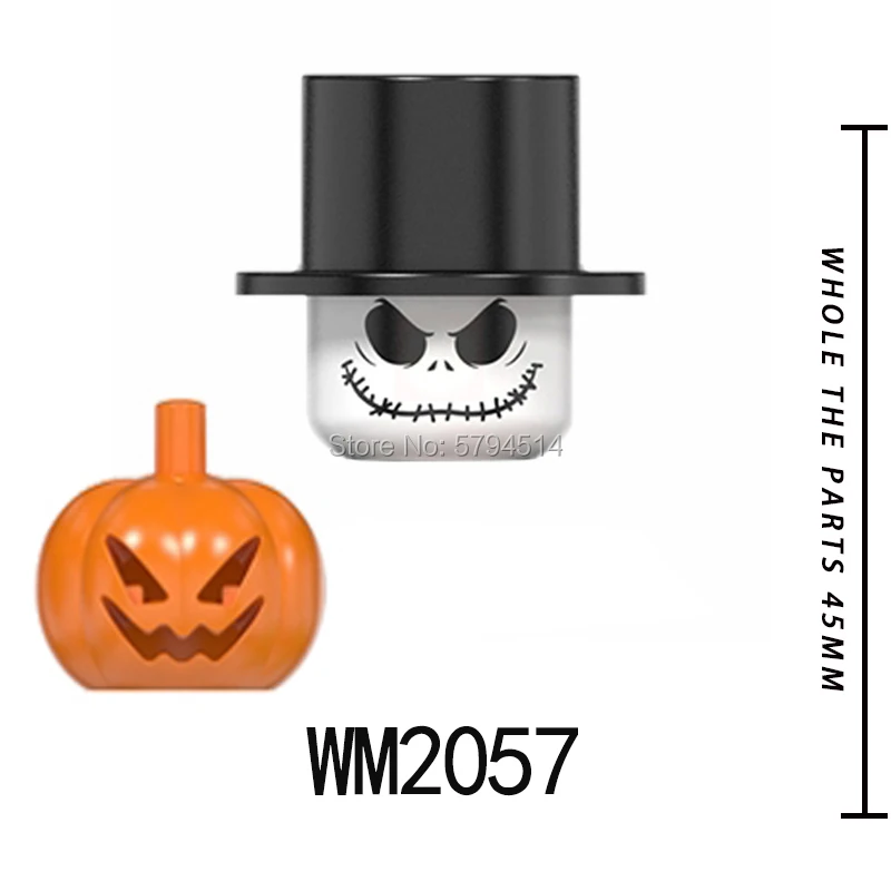 Одиночная продажа Хэллоуин серия ужасов клоун строительные блоки экшн фигурки