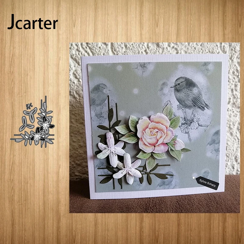 

Branches Leaves Corner New Design Metal Cutting Dies Craft Stencil Scrapbooking Handmade Card Make Shape Album Decoration Model