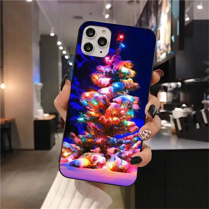 christmas scene new years atmosphere phone case for iphone 12 pro max mini 11 pro xs max 8 7 6 6s plus x 5s se 2020 xr case free global shipping
