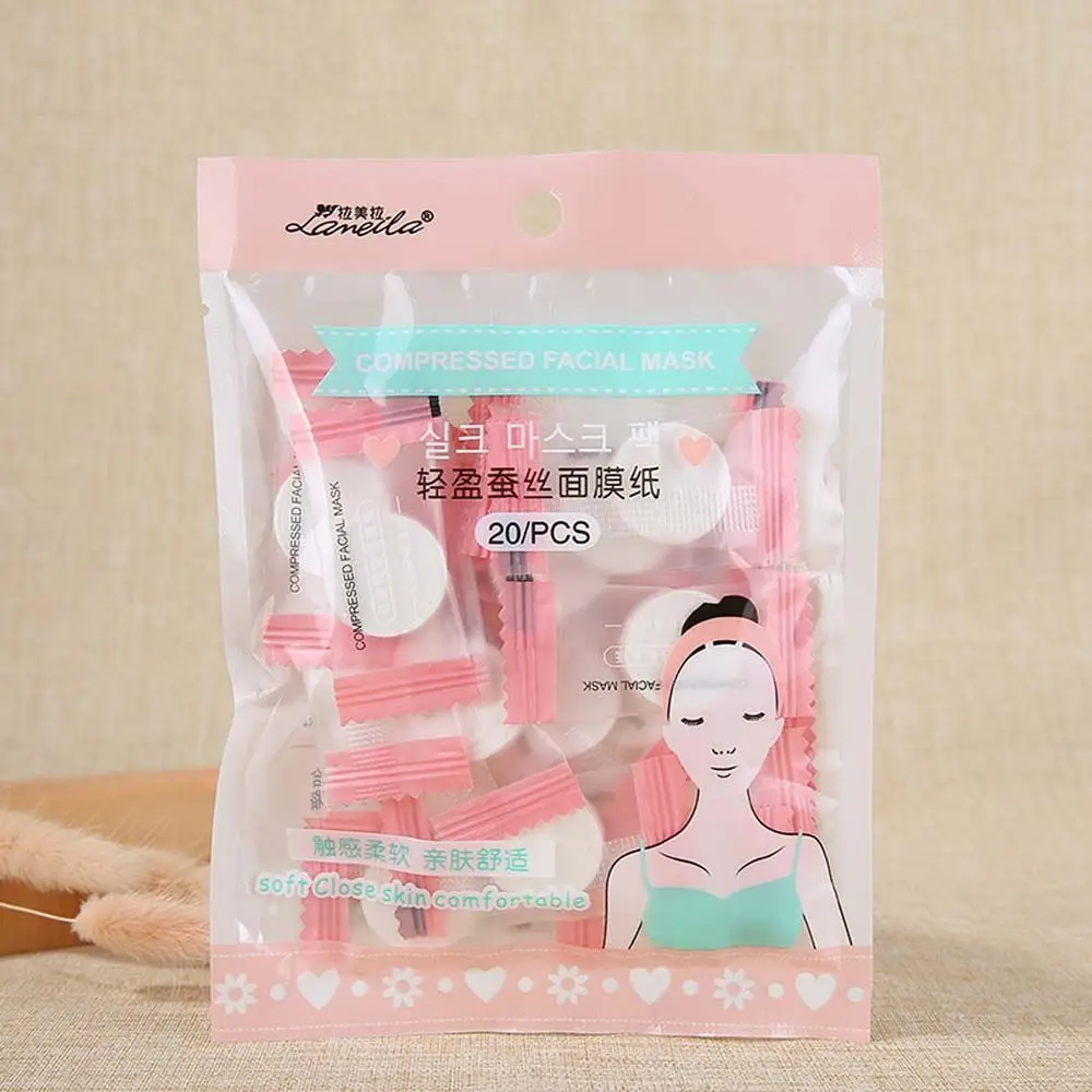 Отбеливающие обернутые маски одноразовые шелковые для лица хлопковая маска