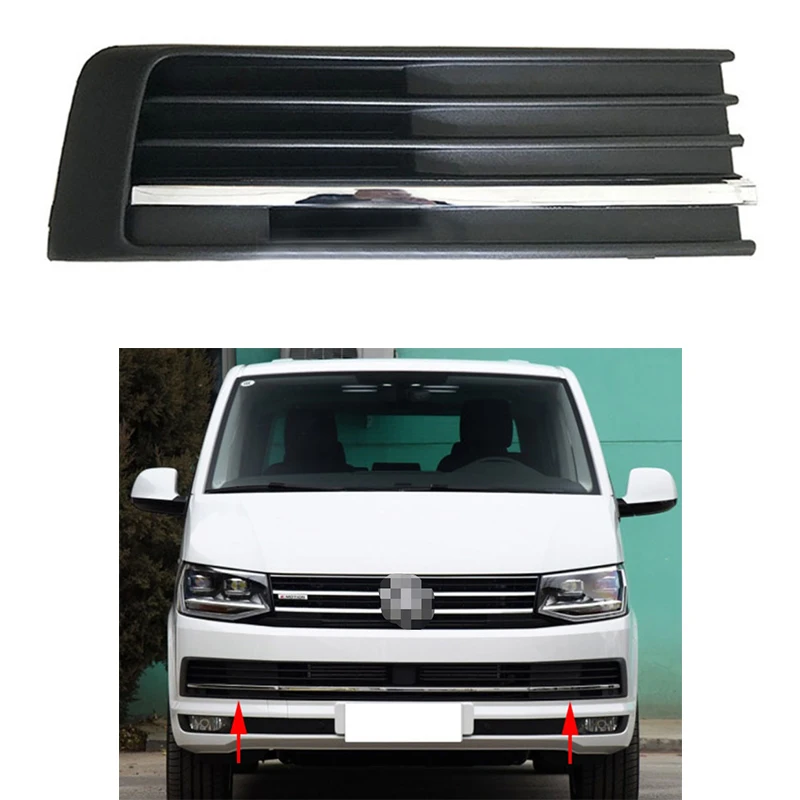 

Auto Front Left Right Bumper Fog Light Lamp Grill for VW Transporter Multivan Caravelle 2016 2017 2018 2019 7E5853683 7E5853684