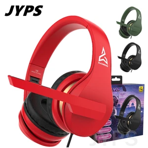 for ps4 gaming headset gamer headphones with microphone 3 5mm jack phone pc stereo game helmet for xbox playstation 5 kids gift free global shipping