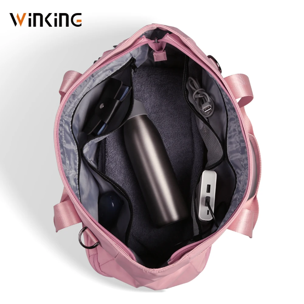 Kopen Reistas Draagbare Bagage Tas Vrouwen Usb Charing Sport Gym Tote Unisex Opvouwbare Grote Handtassen Organizer Mannen Business Duffle