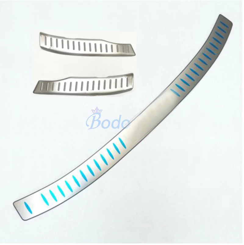 Защитная пластина для заднего багажника бампера дверного порога стайлинга