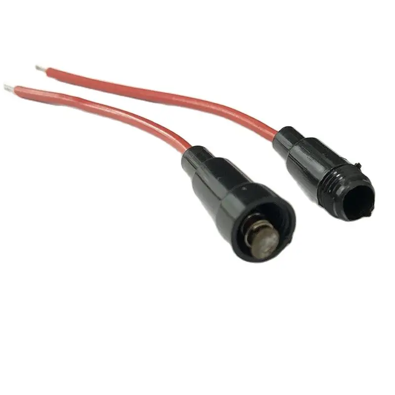 10 шт. автомобильный держатель предохранителя черный красный пластиковый винт с