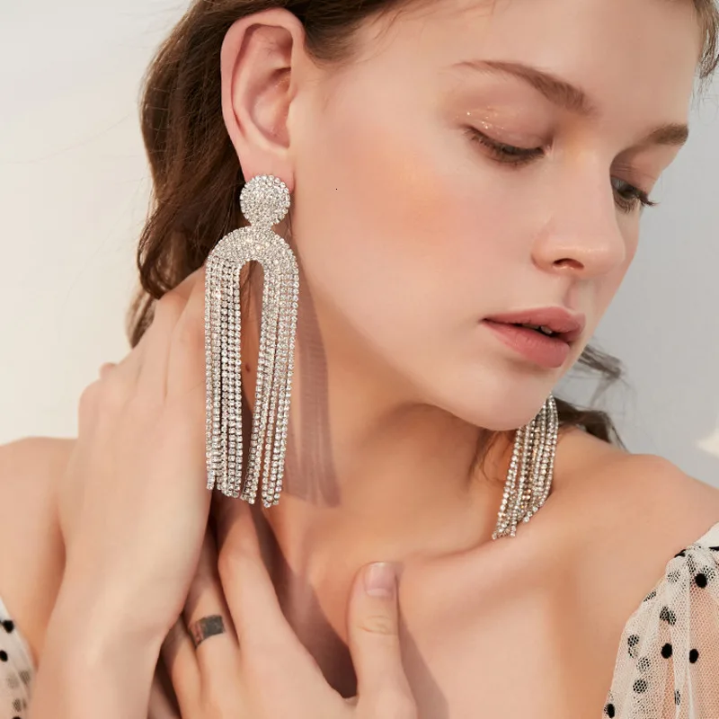 Женские серьги-подвески WKOUD EAM Модные металлические Разноцветные серьги