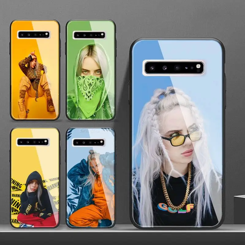 Популярный чехол для телефона Билли девушки роскошный стеклянный Samsung S10 S20 S9 Plus