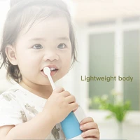 electric ultrasonic toothbrush waterproof childrens bamboo carbon clean teeth whitening brush 2 head replace gift with battery