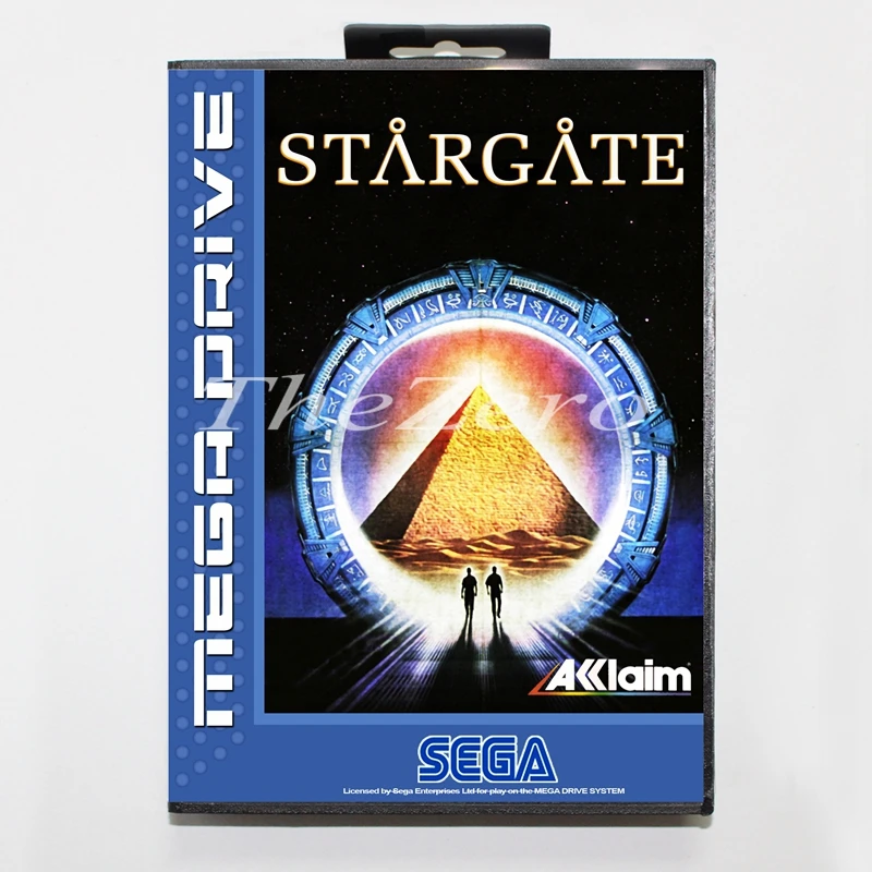 Звёздные Врата с коробкой для 16 бит MD видео карточная игра Sega игры Mega Drive/Genesis |