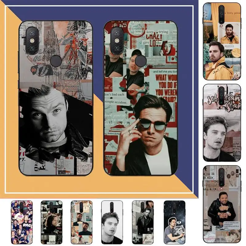 

Sebastian Stan Collage Bucky Barnes Phone Case for Redmi Note 8 7 9 4 6 pro max T X 5A 3 10 lite pro