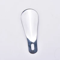 10 cm stainless steel shoe horn spoon shoehorn shoe lifter for foot care tool silver color