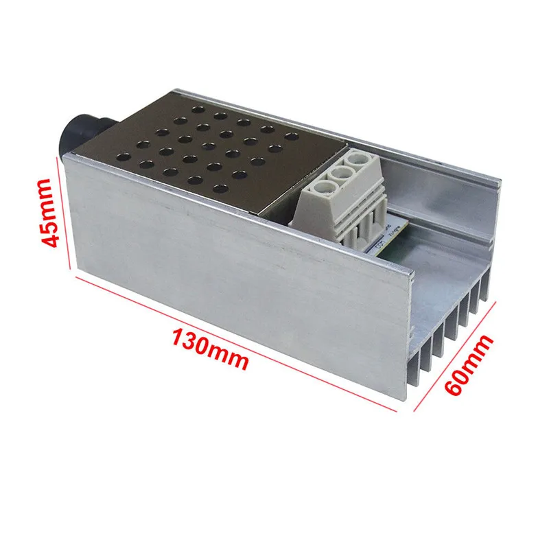 AC220V 10000 Вт Высокая мощность SCR Электронный регулятор напряжения скорости