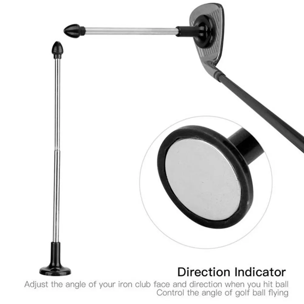 

Portable Correction Golf Alignment Rod Tool Magnetic Club Stick Swing Aim Telescopic Lie Angle Professional Direction Indicator