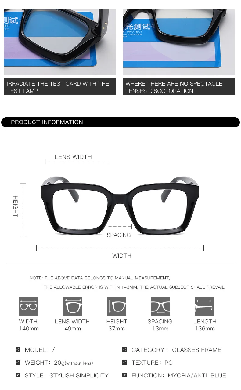 

Square Transparent Glasses Women Reading Glasses Computer Hyperopia Eyeglasses Men Presbyopia Diopter+1.0+1.5+2.0+2.5+3.0+3.5+4.