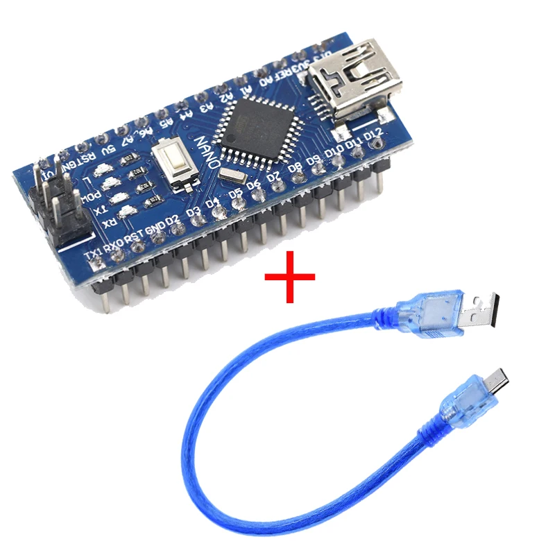 328P-AU Weld line Nano 1 шт. мини USB с Загрузчиком Nano 3,0 контроллер совместимый для arduino CH340 USB драйвер 16 МГц NANO V3.0 Atmega328 - Цвет: 328P-AU Weld line