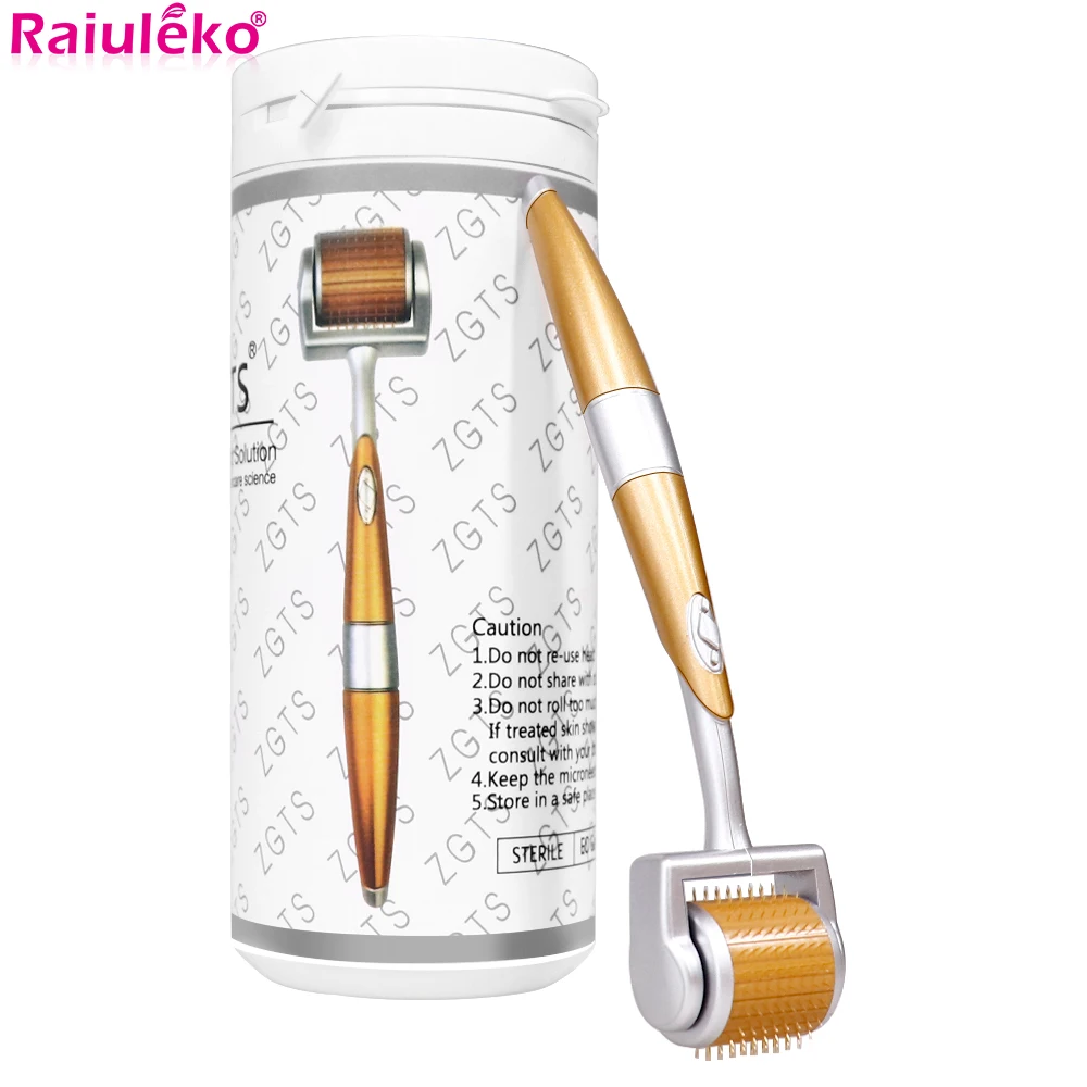 Титановый дермароллер ZGTS 192 микро иглы мезотерапия для кожи лица длиной 0 2/0 25/0 3 мм