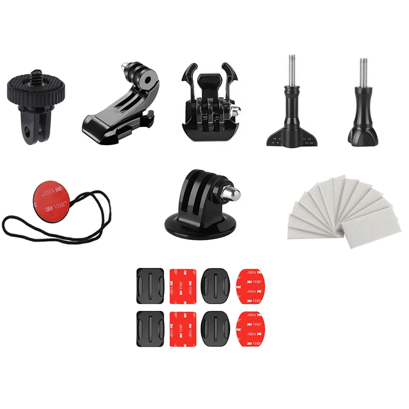 Набор аксессуаров для спортивной камеры с винтовым основанием переходник