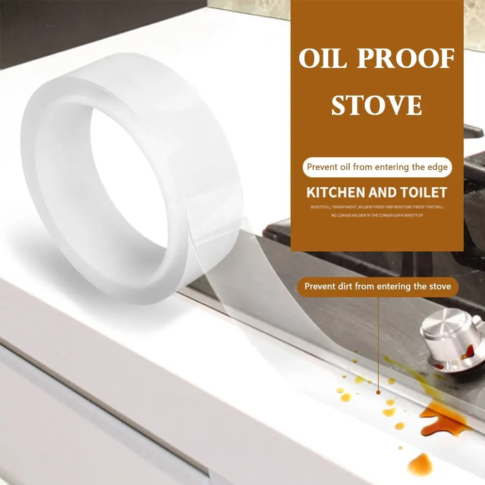 Двухсторонняя волшебная лента для повторного использования прочная клейкая