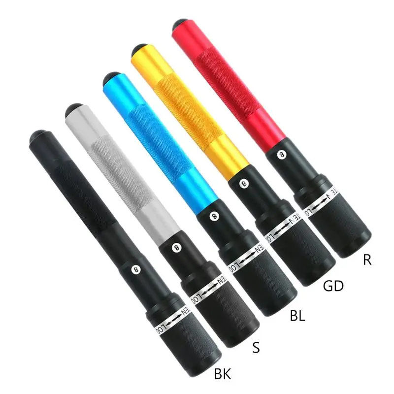 

Pool Cue Extension Extender Push on Telescopic Snooker Billiard Pool Cue Long Extension Stick Billiard Accessories 12inch