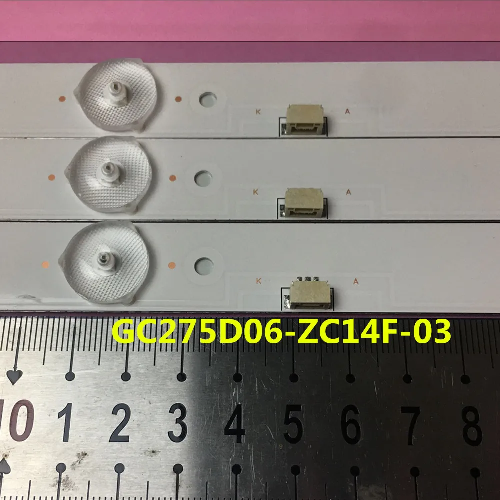 3 шт./компл. Светодиодная лента для подсветки Φ 303GC275031 28PHF2056/T3 1 шт. = светодиодный