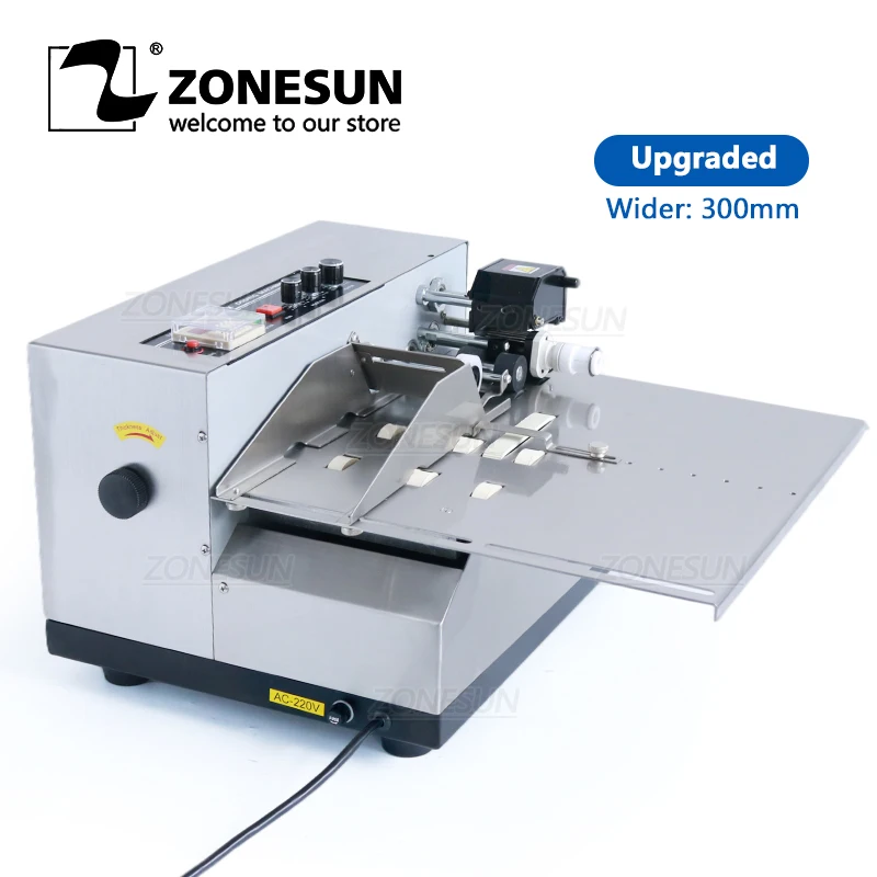 ZONESUN MY380F производит твердые чернила в рулоне кодирующая карточка непрерывная