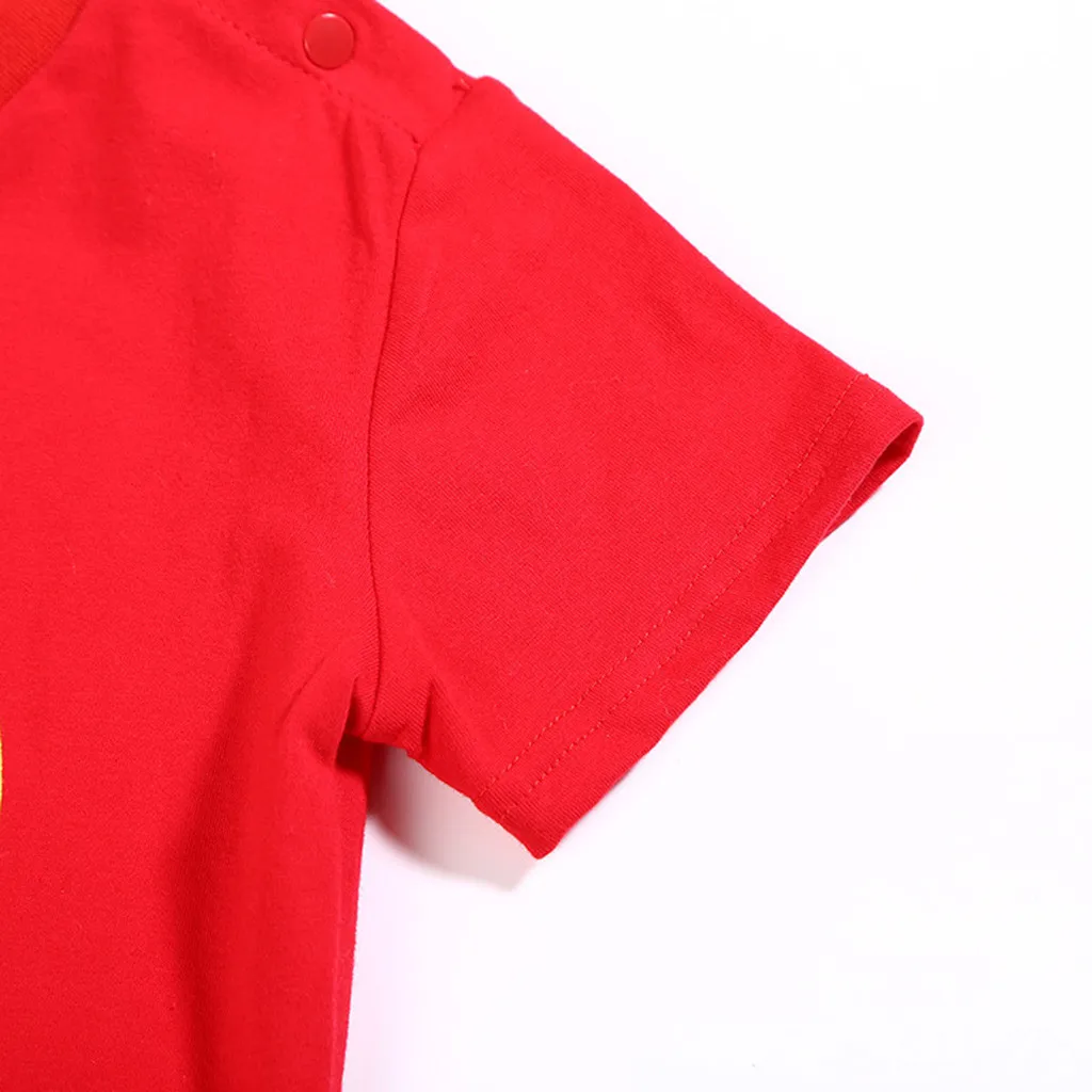 Новогодний Детский комбинезон с вышивкой для новорожденных девочек и мальчиков