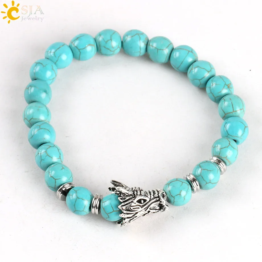 Высококачественный европейский браслет CSJA сплав гантеля штанга старинный