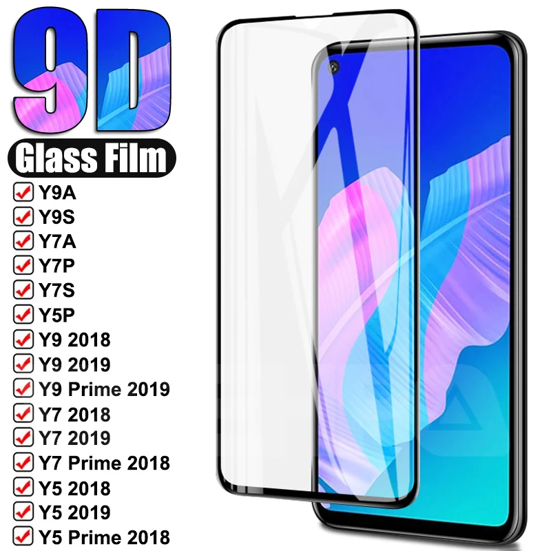 

Защитное стекло 11D для Huawei Y5P Y7A Y7P Y8P Y9S Y9A Y9S Y6P Y6S Y5 Lite Y7 Y9 Prime 2018 2019, пленка из закаленного стекла