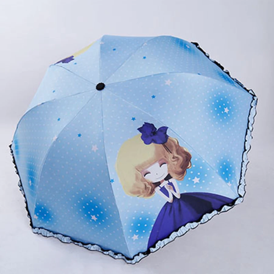 УФ-Виниловый солнцезащитный Солнечный зонт творческие детские зонты для девочек