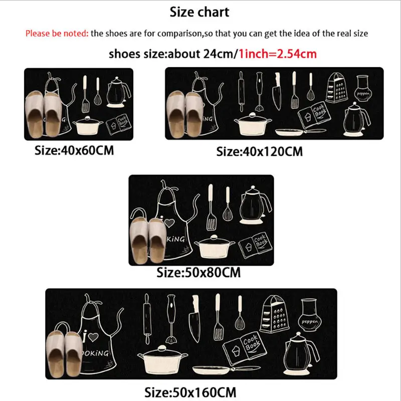 Дверной коврик с воздушным поцелуем уличный черный белый кухонный мультяшным
