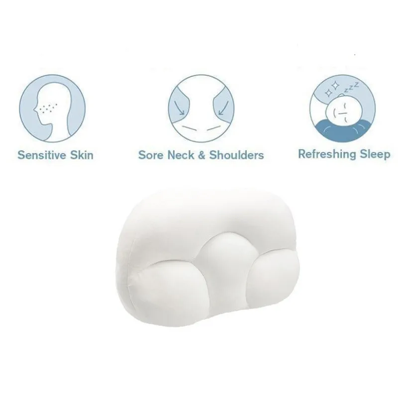 

3D Neck Micro Airball Pillow Egg Sleep Pillow Travel Bedroom Head Rest Support Cushion Portable Comfortable Tour Neck Pillow