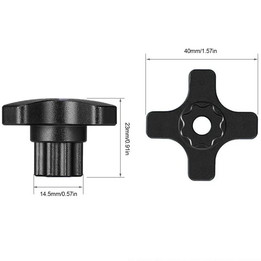 40x23mm Metal Crank Bolt Crankset Plum Blossom Cover Removal Wrench Bike Mounting Bottom Bracket Arm Bolts Screws |