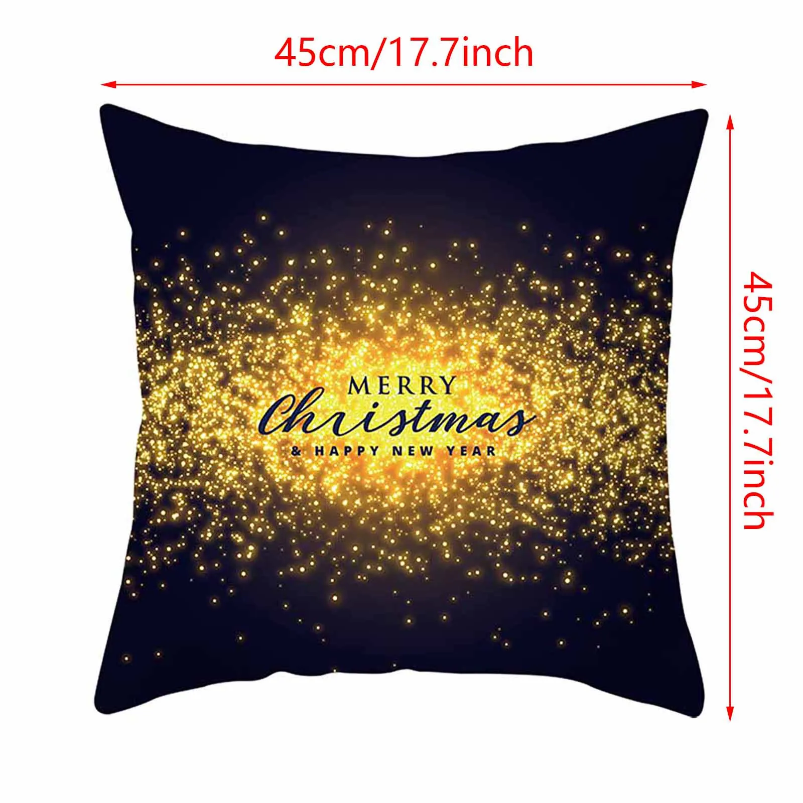 

Ouneed Pillowcase Christmas Party Shiny Peach skin velvet cushion cover sofa cushions Pillow case pillow cover cojines almofadas
